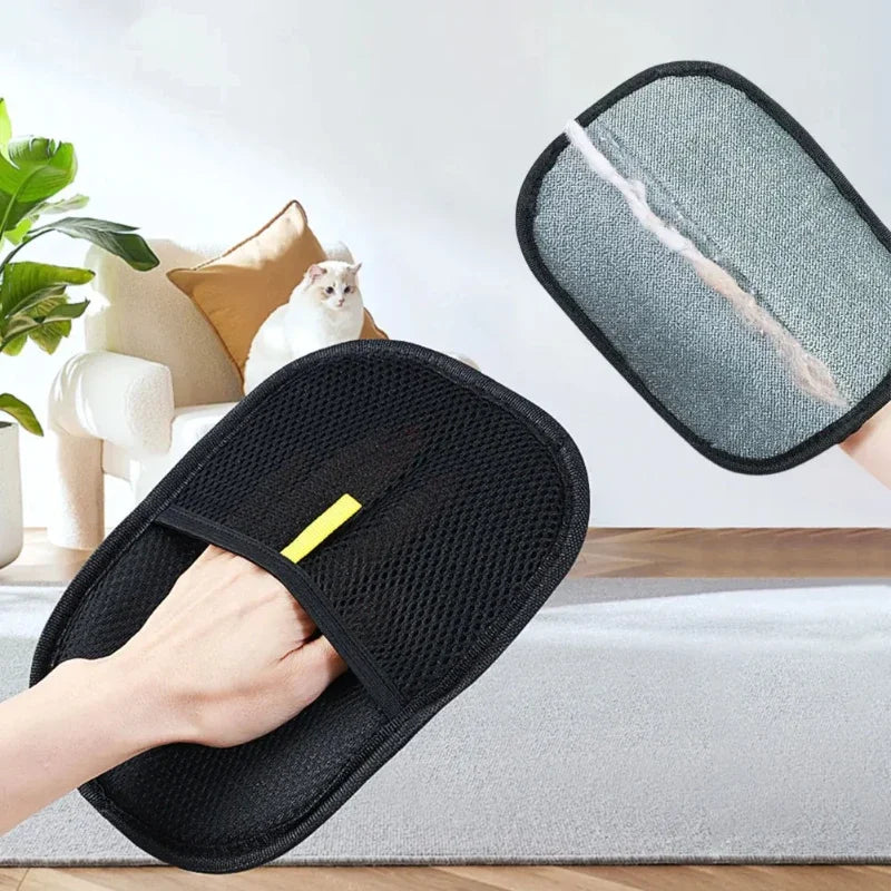 3pcs Pet Grooming Cleaning Glove Double-Sided Washing Dog Cat Glove Self Cleaning Hair Remover Massage Brush Cats Accessories CB DROPSHIPPING