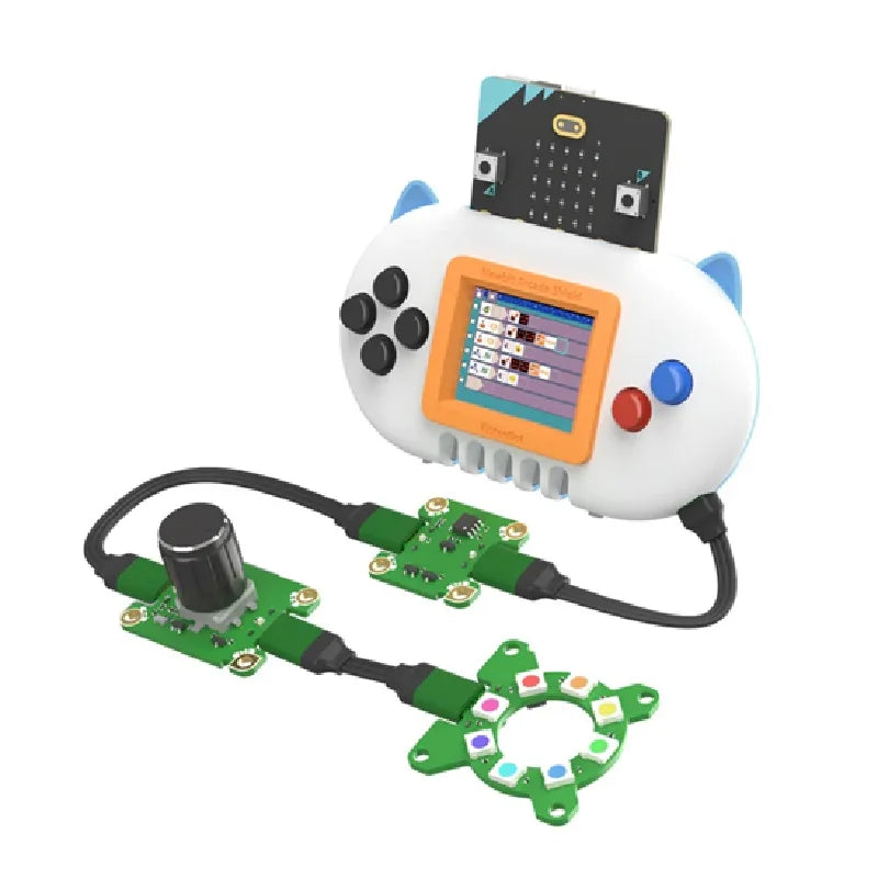 KittenBot Newbit Arcade Shield V2 Upgraded Expansion Board  for Micro:bit V2 Programmable Gamepad with Stylish Case CB DROPSHIPPING