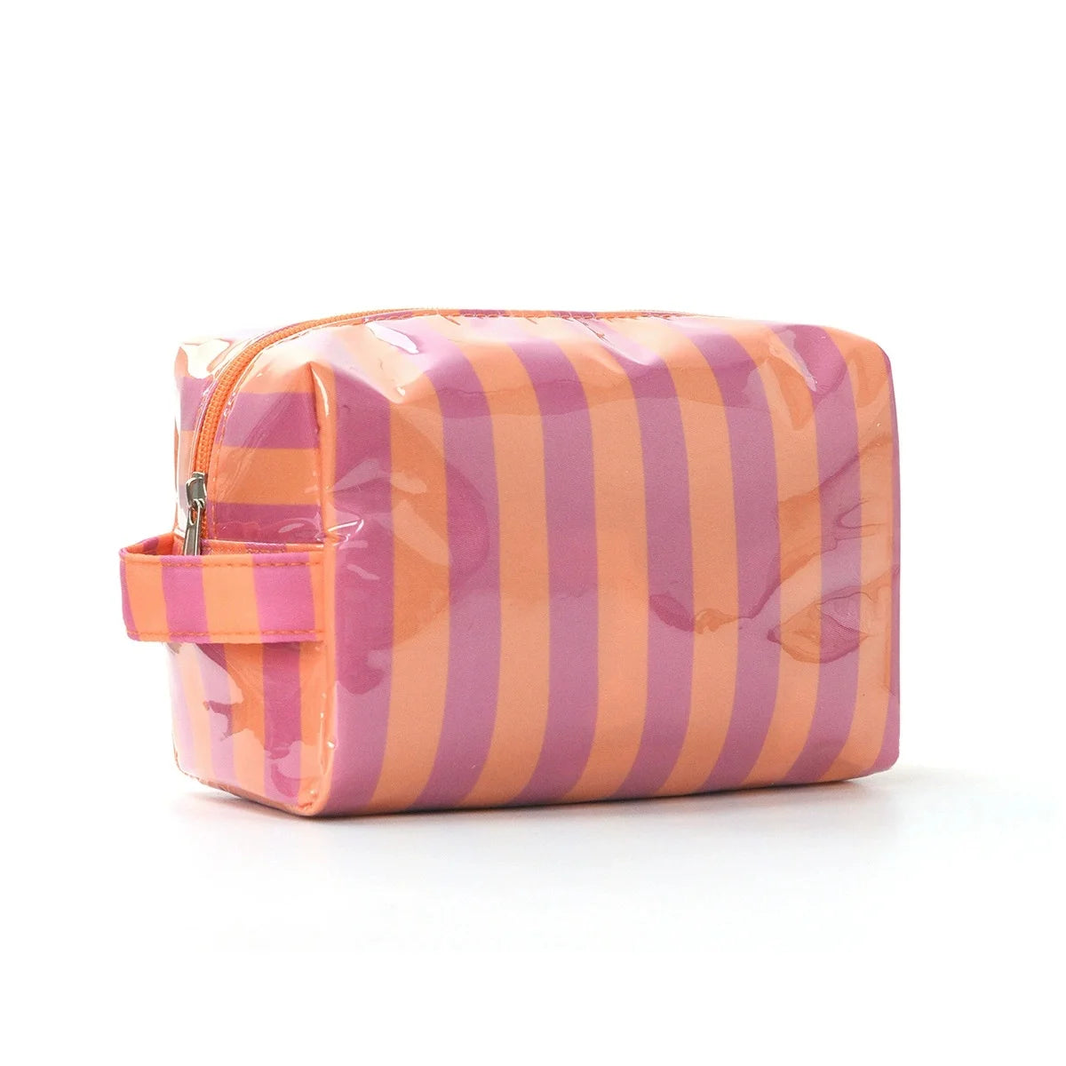 Striped Toiletry Bag Women's Travel Cosmetic Storage Bag Portable Casual Makeup Organizer for Business Trip CB DROPSHIPPING