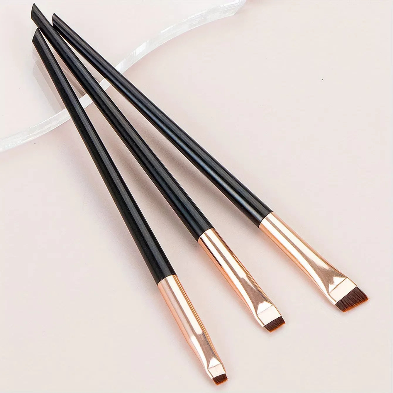 4pcs Blade Makeup Brushes Angled Thin Eyebrow Brush Flat Fine Eyeliner Brush Professional Liner Brow Make Up Tools CB DROPSHIPPING
