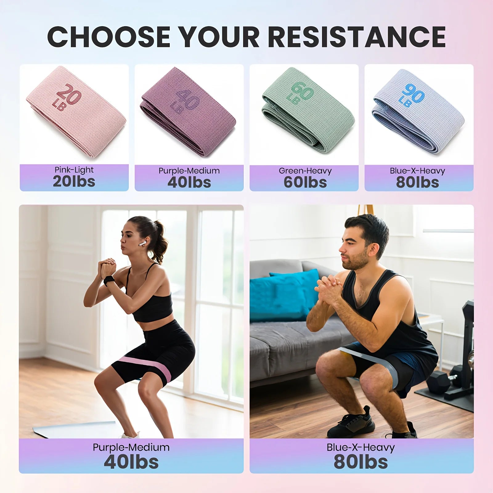 Fitness Resistance Bands with Weights, Suitable for Core Strength, Pilates, Yoga, and Full-Body Workouts, Portable Fitness Kit, the Best Choice for Yoga Studios and Gym Workouts CB DROPSHIPPING