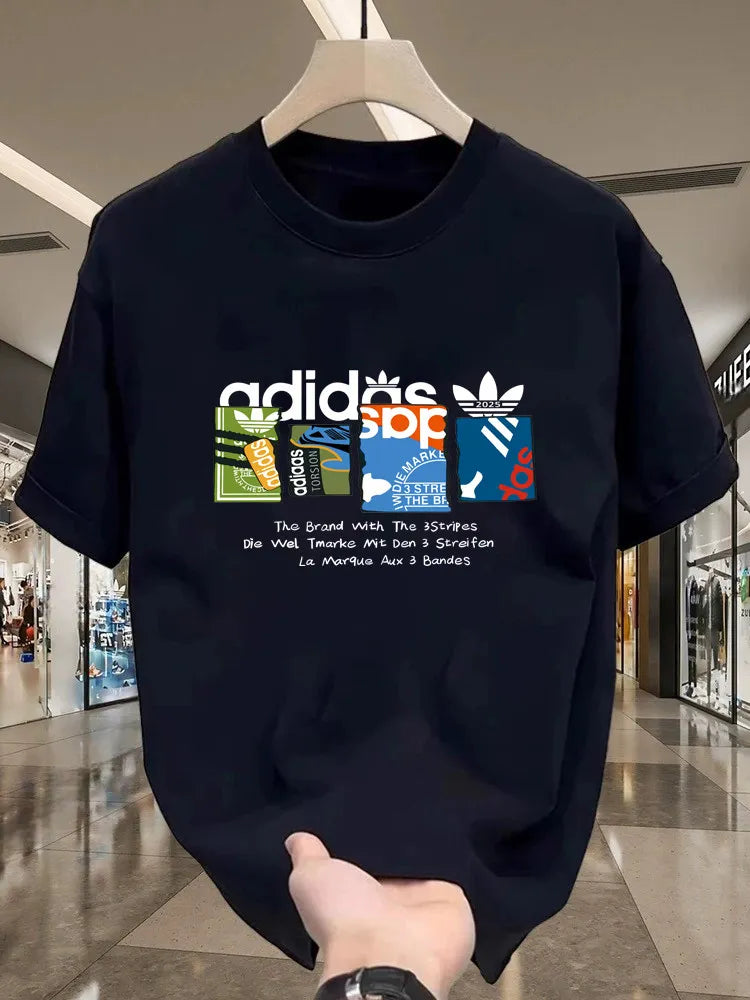 2026 Spring Bestseller Summer American  Pure Cotton T-shirt with Round Neck, High-quality Luxury, Best-selling and Trendy Style CB DROPSHIPPING