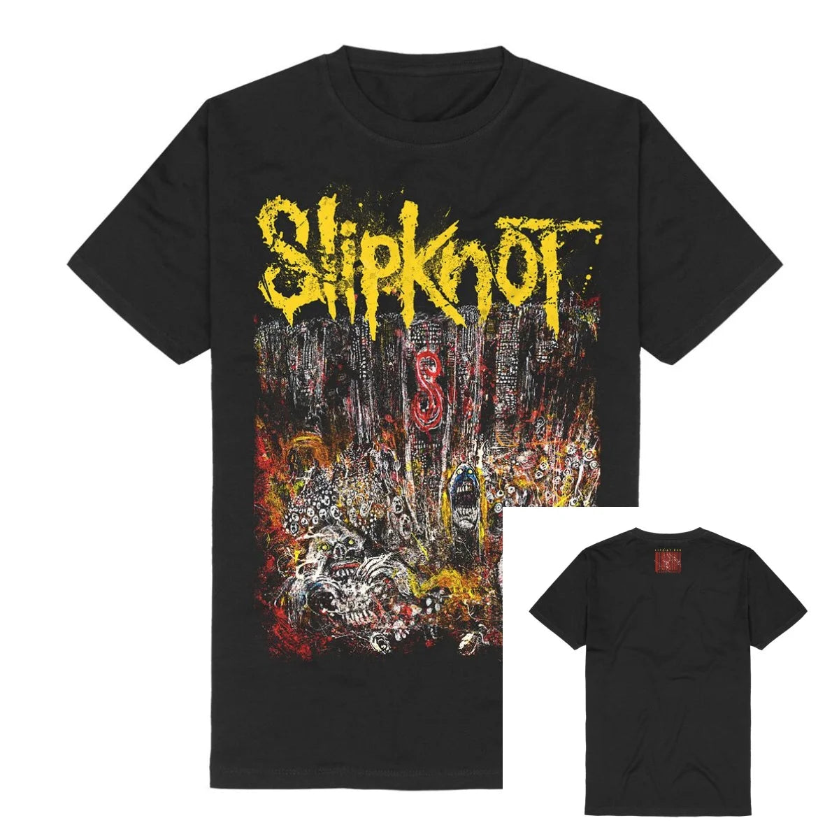 Iowa Star Slipknot T-Shirt Men Women Vintage Metal Rock Band Graphic Tee 100% Cotton Summer Streetwear Top