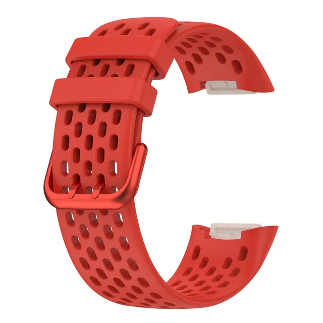 Breathable Silicone Strap For Fitbit Charge 5 6 correa Sport Replacement  Wristband For Fitbit Charge6 5 Watch Bracelet Correa