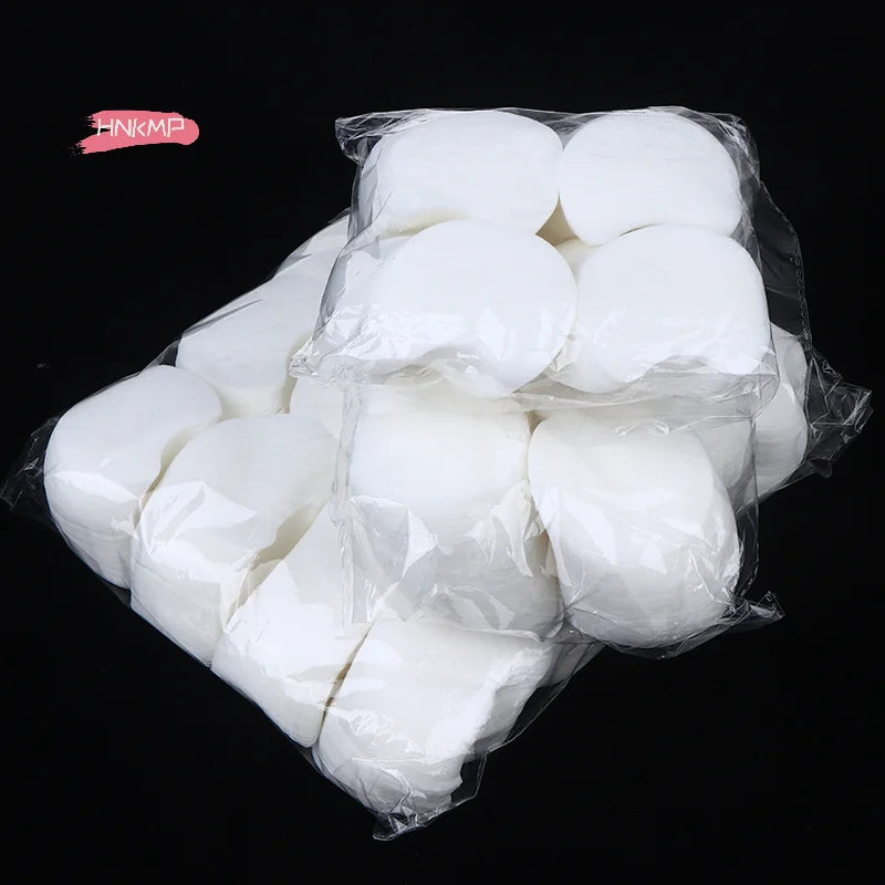 Bulk Pack Disposable Makeup Cotton Pads 60/300/600/1200Pcs Soft Pearl Notched Design Facial Cleansing Remover Pads Cosmetic Tool CB DROPSHIPPING