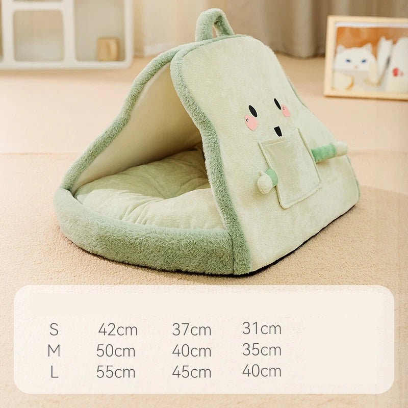Winter Warm Dog Bed Soft Cozy Pet Sleeping Mat for Small Medium Dogs Cats Thicken Non-slip Cat Sofa Puppy Kennel Pet Supplies CB DROPSHIPPING