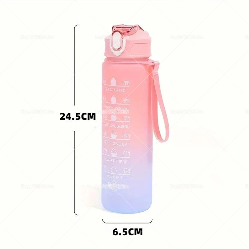 750ML Dragons Ball Water Cup Goku Anime Cartoon Drink Bottles Men Leak Proof Portable Plastic Large Sport Gym Straw Kettle Gift