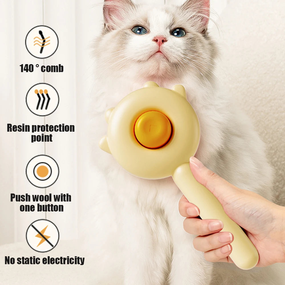 Self Cleaning Slicker Brush for Dog Cat Pet Comb Remover Undercoat Tangled Hair Massages Particle Cat Combs Improves Circulation CB DROPSHIPPING
