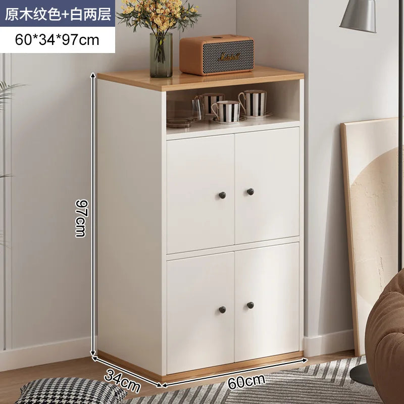 Living Room Storage Cabinet Chest of Drawers Bedroom Wooden Locker, Small Standing Cabinet, Household Bedside Locker, Drawers