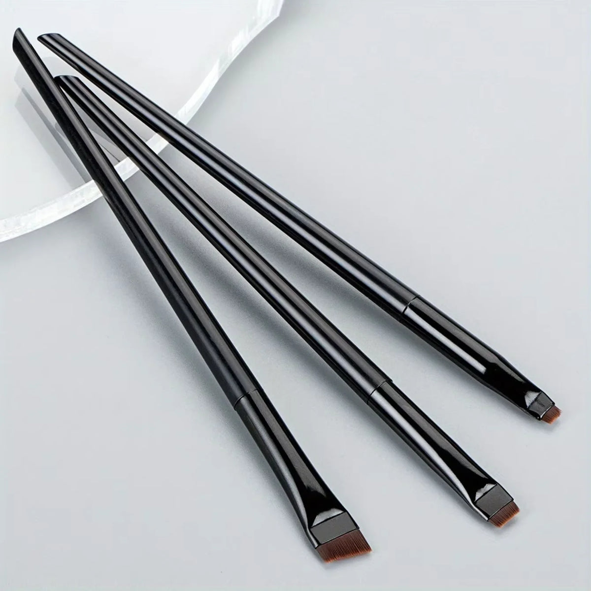 4pcs Blade Makeup Brushes Angled Thin Eyebrow Brush Flat Fine Eyeliner Brush Professional Liner Brow Make Up Tools CB DROPSHIPPING
