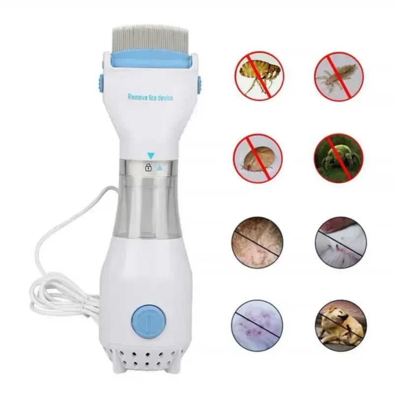 Pet Electric Lice Grabber Comb Multifunctional Physical Flea Removal Killer Brush for Cats Dogs Hair Cleaner Lice Remover Comb CB DROPSHIPPING