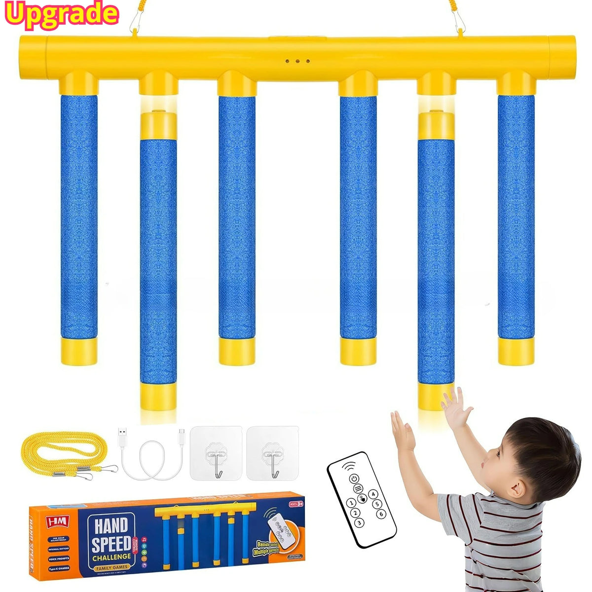 Reflex Game Challenge Catching Sticks Game Drop Catch Win Reaction Training Toy Speed Adjustable Parent-Child Interactive Sport CB DROPSHIPPING
