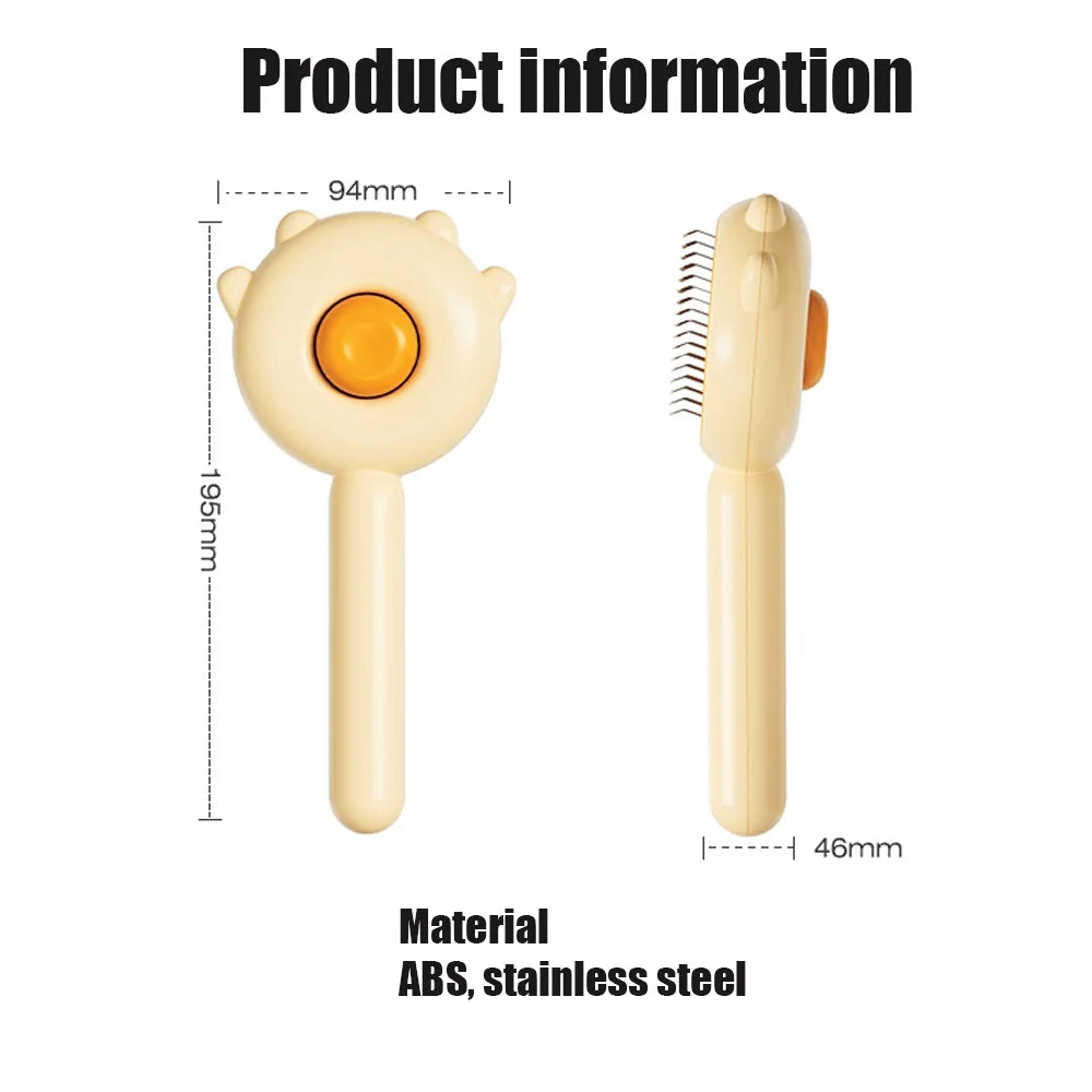 Self Cleaning Slicker Brush for Dog Cat Pet Comb Remover Undercoat Tangled Hair Massages Particle Cat Combs Improves Circulation CB DROPSHIPPING