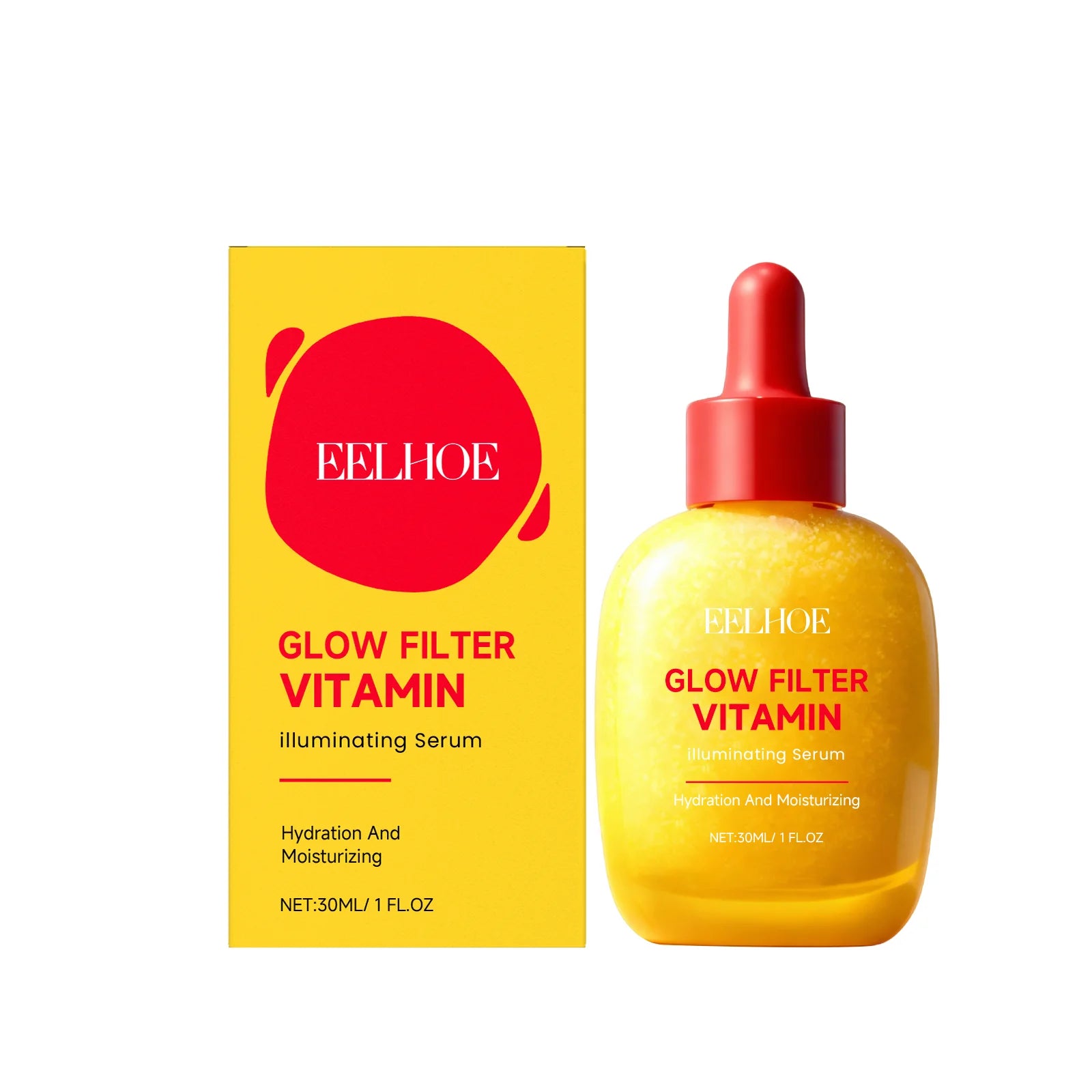 Bakuchiol Plumping&Vitamin C Illuminating Serum – 5000 PPM Retinol Alternative Brightening Firming&Pore Refining Korean Skincare