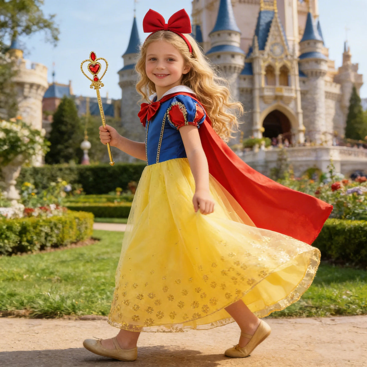 Girls Snow White Dress Kids Princess Dress Up Costumes Toddler Snow White And Huntsman Cosplay Clothing Birthday Party Outfits CB DROPSHIPPING
