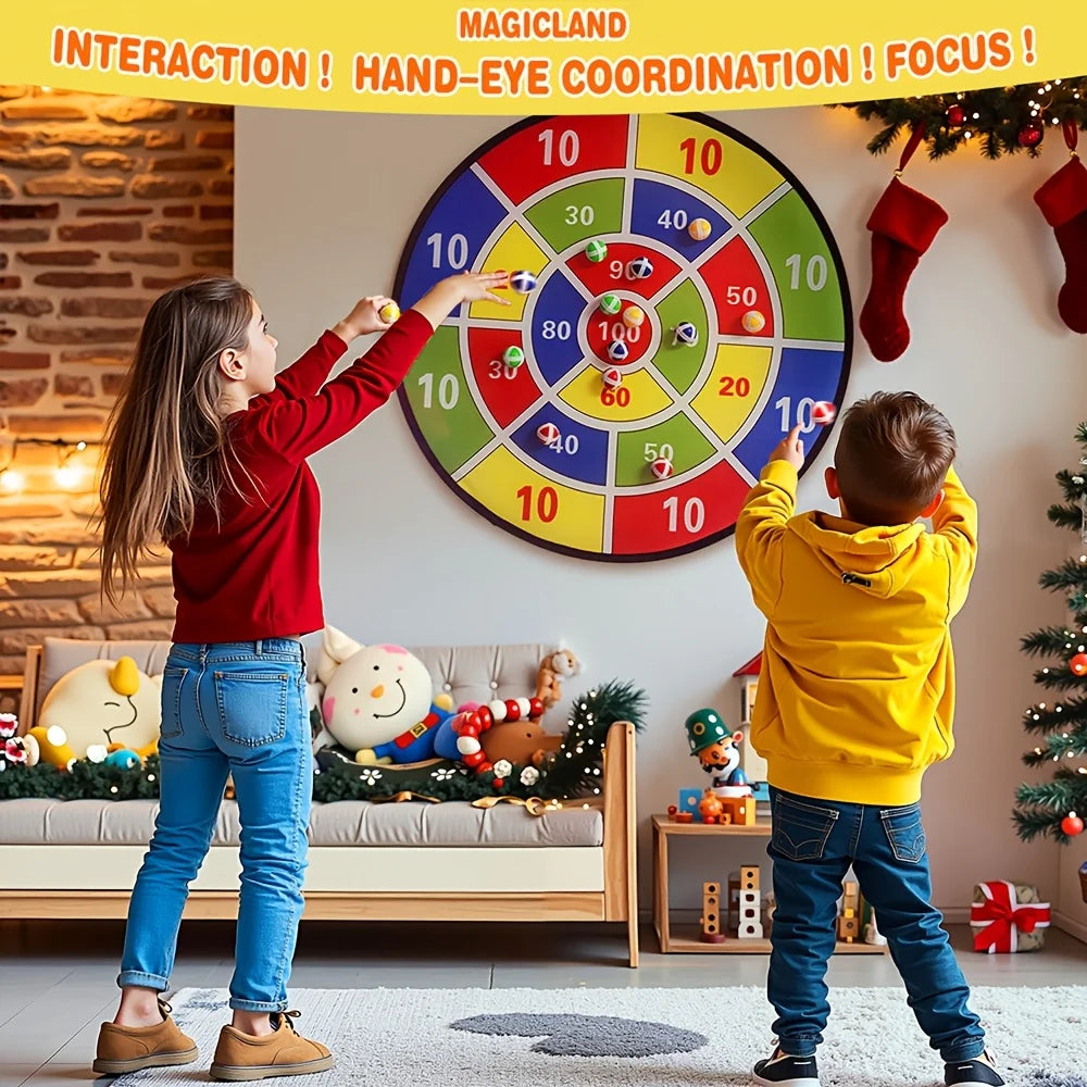 Montessori Throw Sport Slingshot Target Sticky Ball Dartboard Basketball Board Games Educational Children's Outdoor Game Toy CB DROPSHIPPING