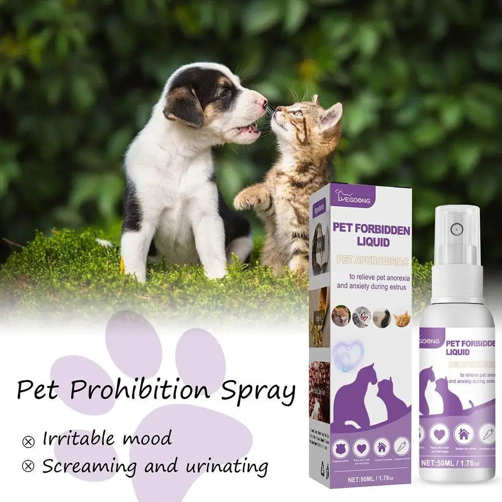 Pet Calming Spray Pet Supplies Pets Pheromone Calming Spray Improve Estrus Agitation Pet Anxiety Relief Spray Cat Dog Health CB DROPSHIPPING