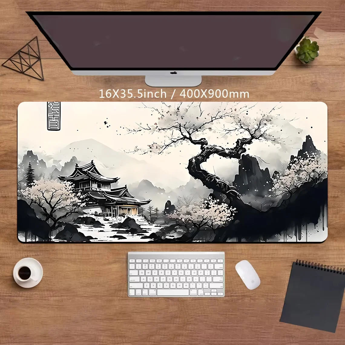 Mouse Pad Sakura Landscape Desk Accessories Mat Gamer Rug Xxl Keyboard Pad 1000X500x3MM Desk Mat Office Carpet Gaming Mouse Mats CB DROPSHIPPING