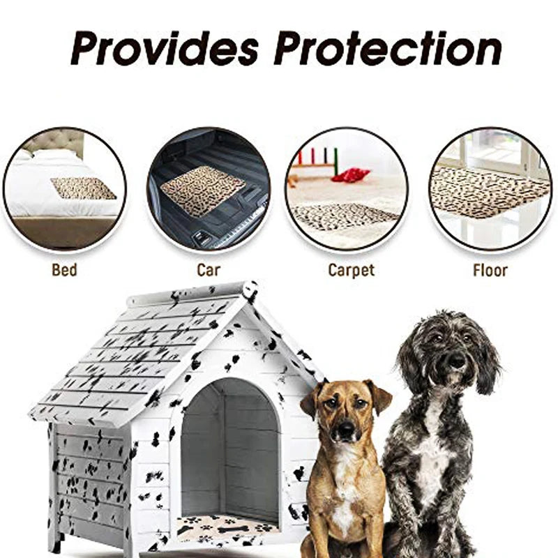 Washable Pee Pads for Dogs Winter Large Reusable Puppy Pet Training Floor Mats Absorbent Leakproof Whelping Potty and Crate Use CB DROPSHIPPING
