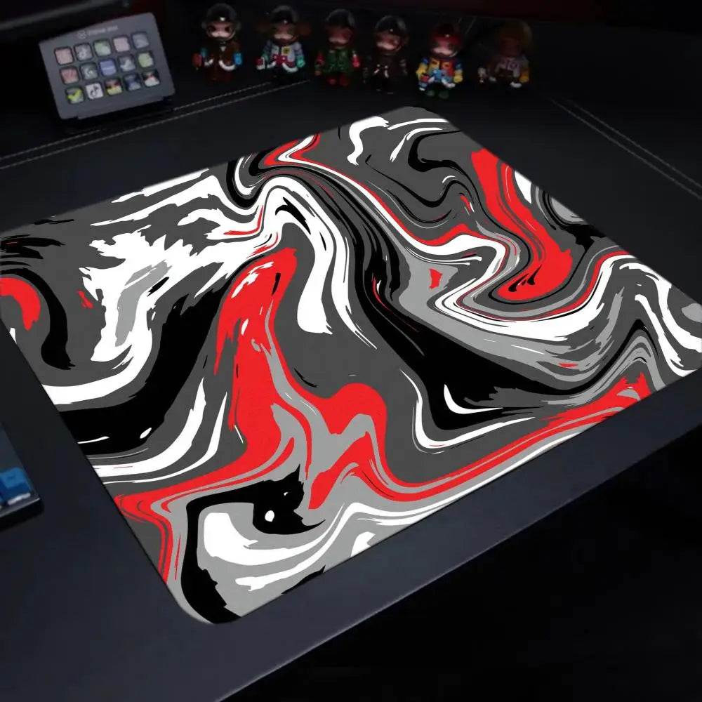 Fluid Mouse Pad 22X18 40X45 Square Computer Accessories Office Game Table Mats Rubber Anti-slip Mousepads Small Decor Desk Pads CB DROPSHIPPING