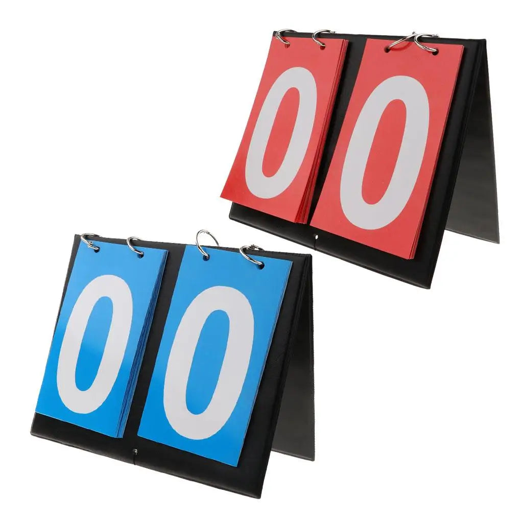 Sporting Goods 2 Digit Portable Table Top Scoreboard Indoor Outdoor Easy-Flip Basketball Football Basketball Scoreboard CB DROPSHIPPING
