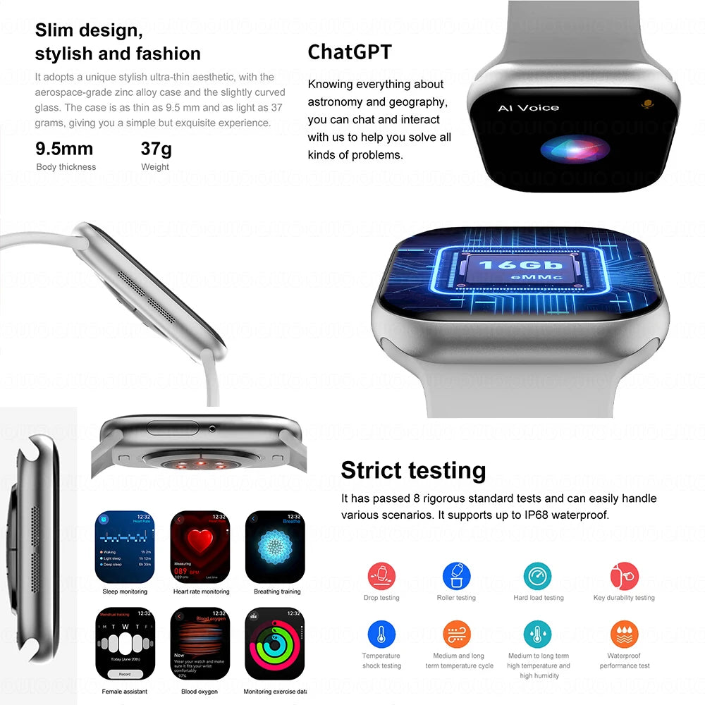 New DT Watch 10 Smartwatch 16GB Large Memory NFC 3D Stereo Vision Compass Muiti-Sport Mode Waterproof Bluetooth call Smartwatch CB DROPSHIPPING