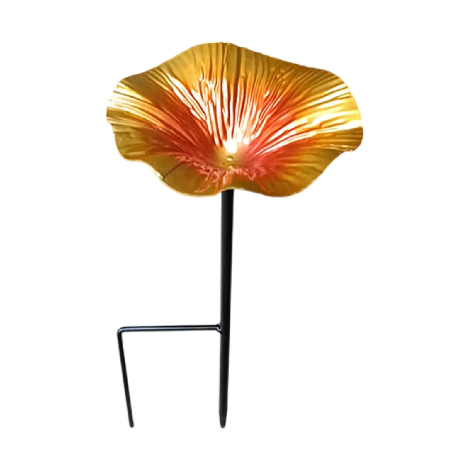 Garden Bird Bath with Detachable Pole And Ground Stake for Bird Feeders