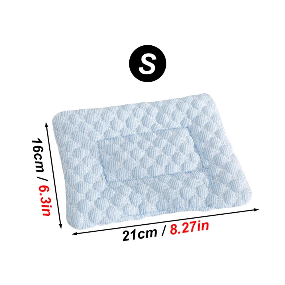 1 PC Summer Cooling Pet Mat Soft Breathable Self-Cooling Blanket Mat for Small Animal Hamster Guinea Pigs Chinchillas Rat Rabbit CB DROPSHIPPING