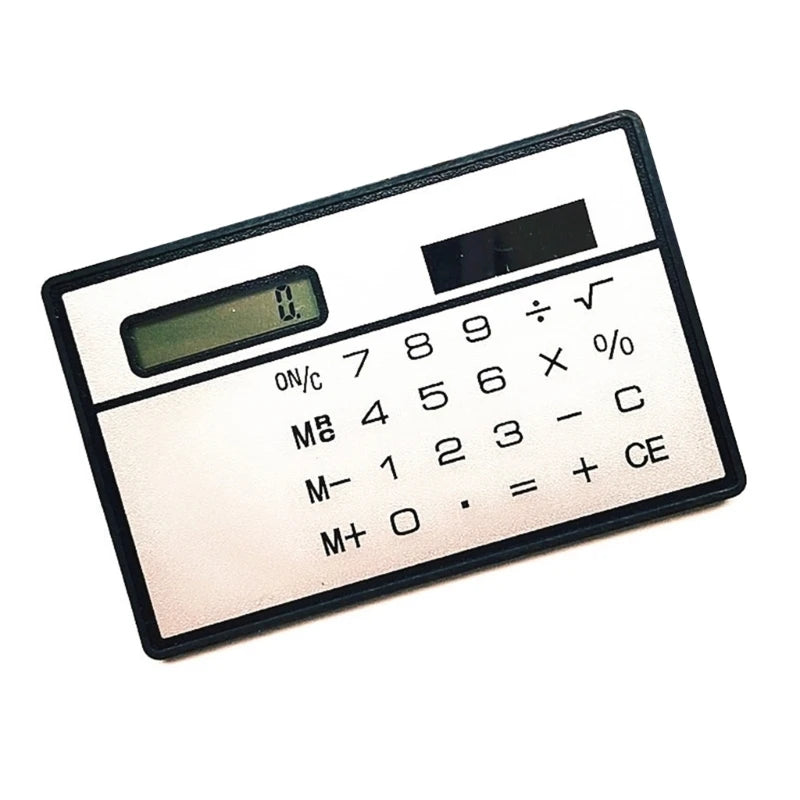 Solar Powered Calculator 8 Digit Mini Calculator Small Basic Standard Calculator CB DROPSHIPPING