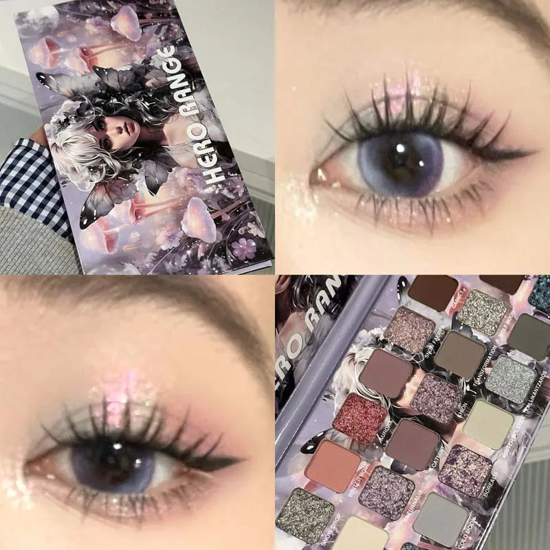 21-Color Chameleon Flashing Eyeshadow Palette Cold Moon Multi-functional Matte Shimmer Glitter Pigments Long-lasting Makeup CB DROPSHIPPING