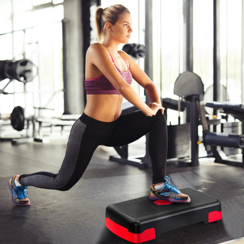 Fitness Height Step Pedal Aerobic Fitness Stepper Cardio Pedal Exerciser Stable 200KG Load Home Training Gym Exercise Foot Pedal CB DROPSHIPPING