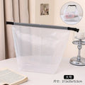 1PC Waterproof Mesh Cosmetic Bag for Travel, Gym, Bathroom, Quick-Dry Toiletry Organizer with Handle Portable Makeup Pouch
