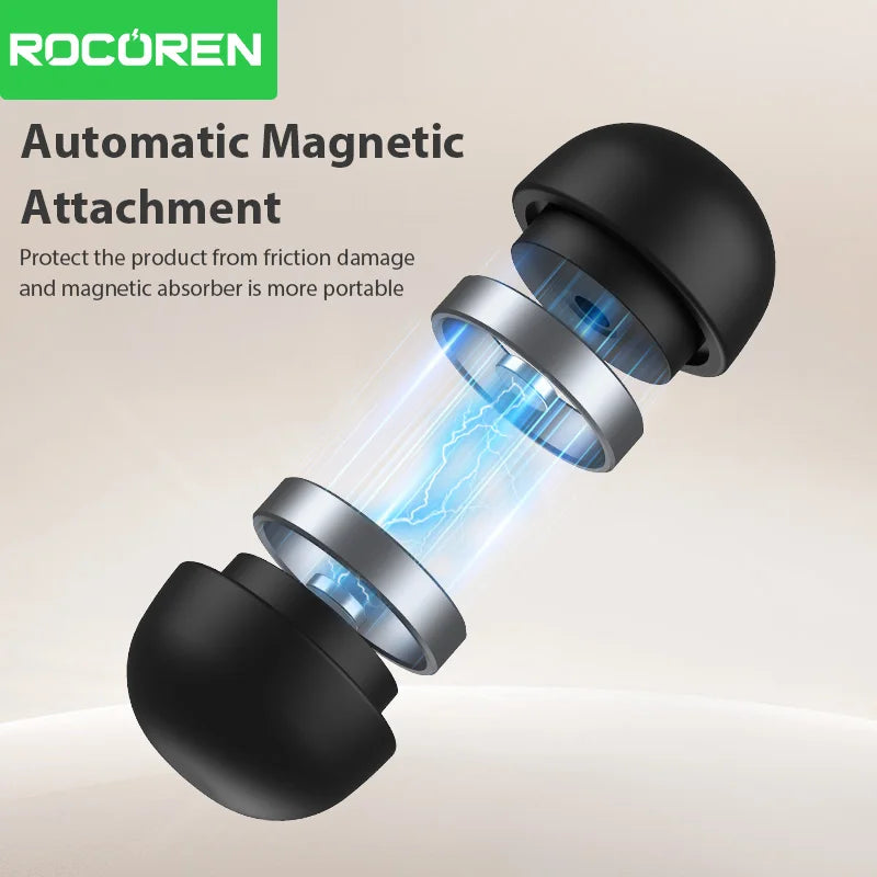Rocoren Laptop Stand Notebook Accessories Laptop Mushroom Holder Magnetic Mini Cooler Stand for Macbook Pro Air Support Bracket CB DROPSHIPPING