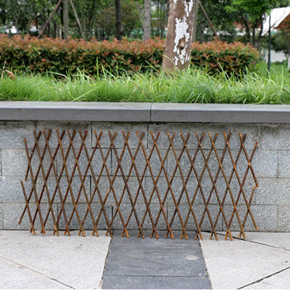 Garden Brise Vue Jardin 40cm Wooden Garden Trellis Expanding Divider Climbing Plants Fence Screen Fences For Garden Vallas
