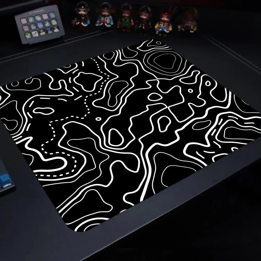 Fluid Mouse Pad 22X18 40X45 Square Computer Accessories Office Game Table Mats Rubber Anti-slip Mousepads Small Decor Desk Pads CB DROPSHIPPING