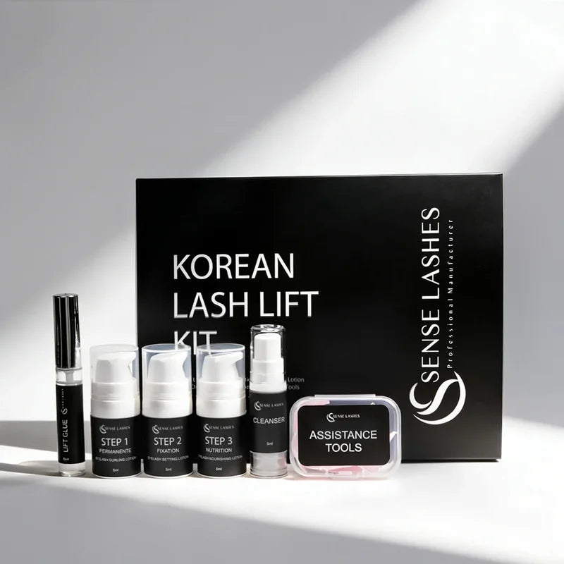 SENSE LASHES Korean Lash Lift Pro Kit Long Lasting Professional Eyelash Perm Kit for Salon & Home Use Makeup Tools CB DROPSHIPPING