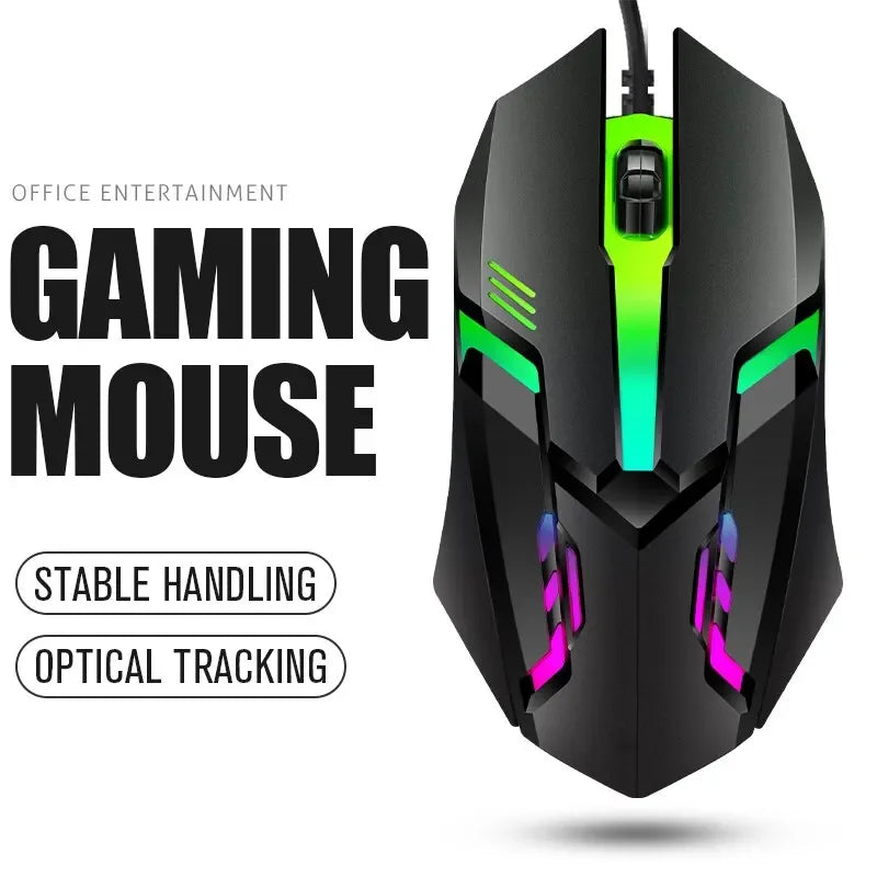 20251 PC ITLY M01 Sports LED Luminous Backlit USB Wired Gaming Mouse for Desktop PC Laptop Office Computer Gaming Mouse CB DROPSHIPPING