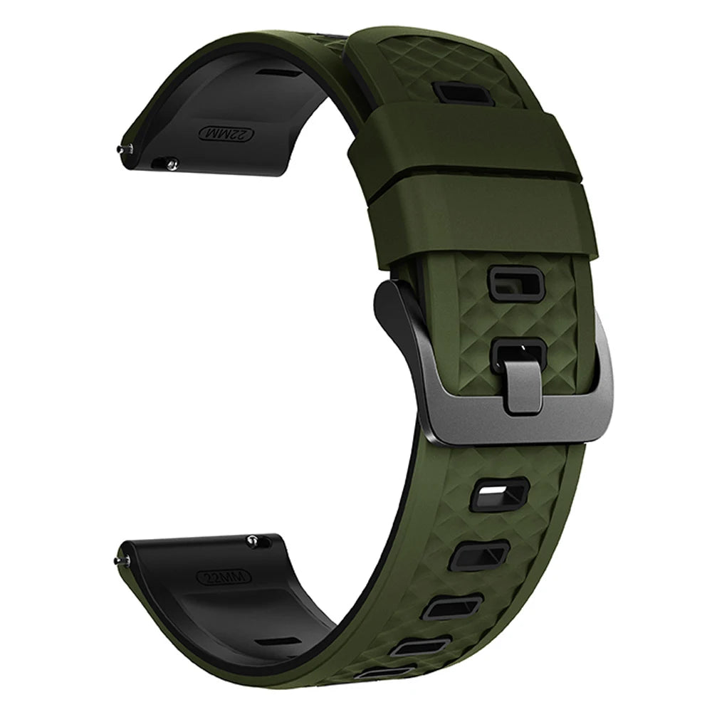 22mm Sport Slicone Strap For OnePlus Watch 3 2 2R 46mm Soft Bracelet For OPPO Watch X X2 4 Pro/Mi Watch 2 Pro S4 S3 S1 Watchband CB DROPSHIPPING
