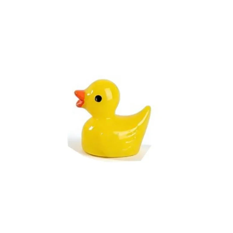 Mini Resin Ducks Bulk Tiny Ducks for Potted Miniature Decoration Garden Dollhouse Cake Decoration DIY Craft Charms Party Toys CB DROPSHIPPING