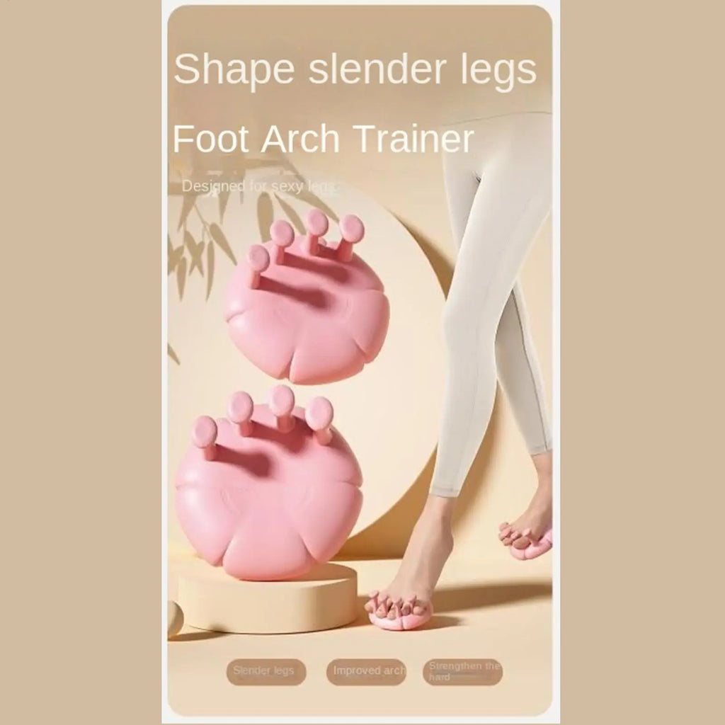 Fitness Toes Training Foot Arch Trainer Anti-Slip Leg Shaping Exerciser Yoga Muscle Relaxing Massage Auxiliary Gym Sports