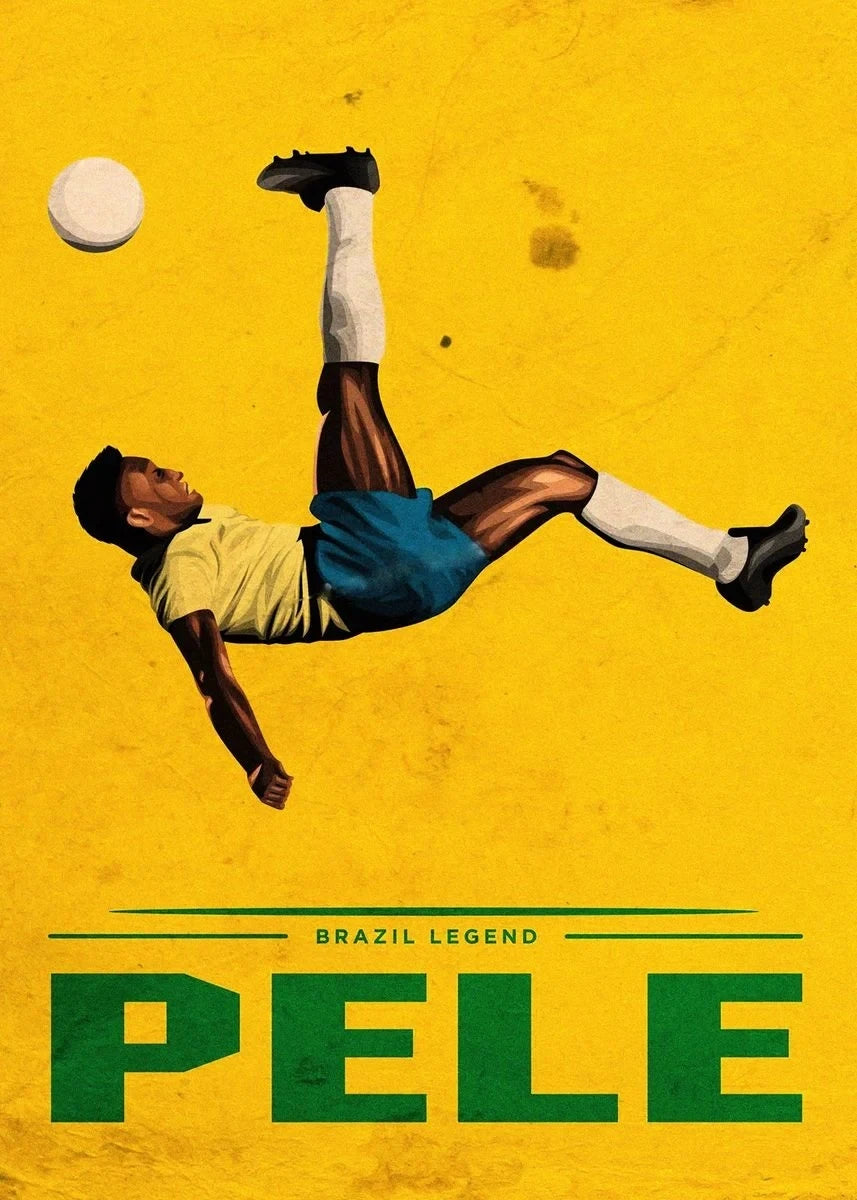 Sport Soccer Football Player Star Wall Art Poster World Famous Idol Home Decor Canvas Painting Mural Collection Print Pictures CB DROPSHIPPING