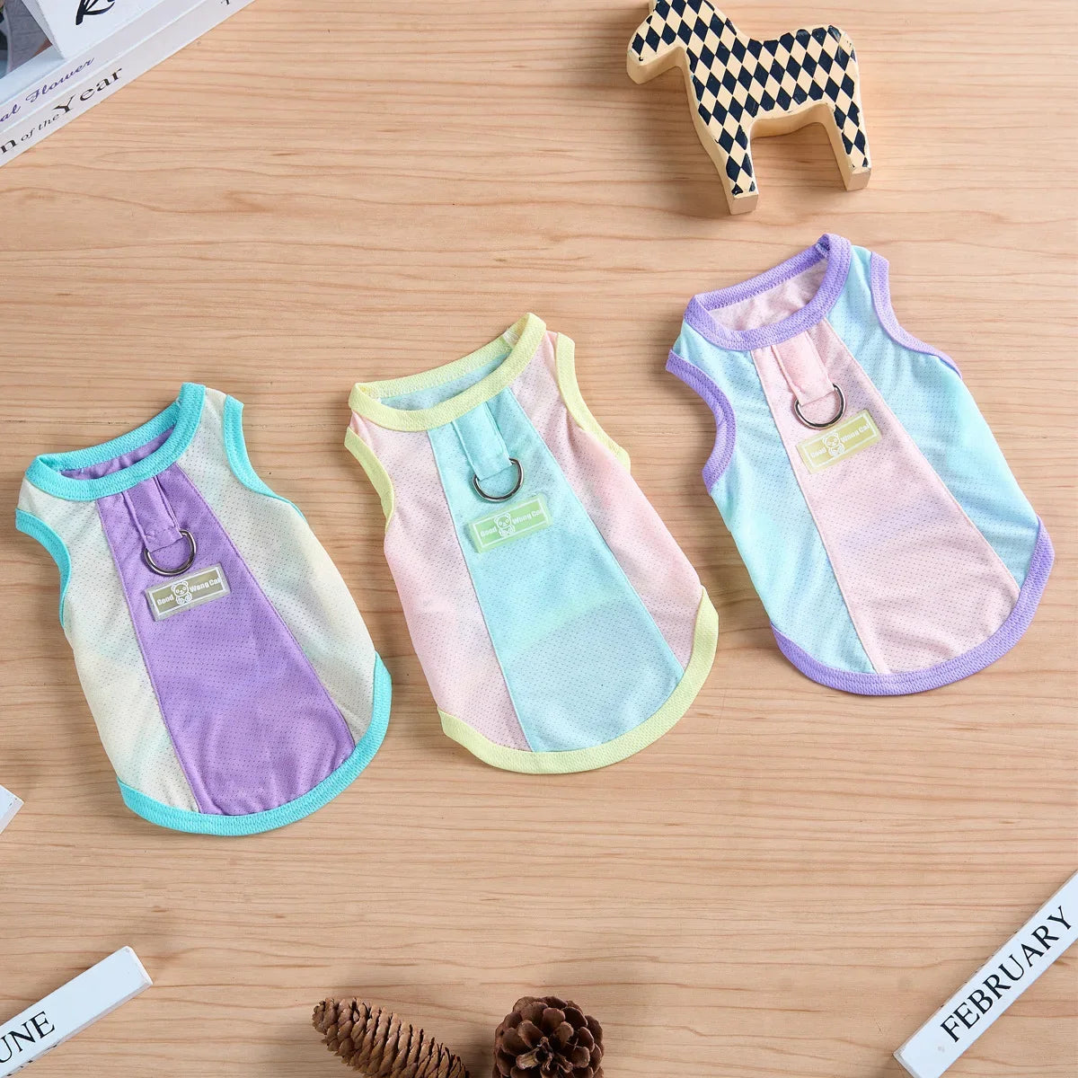Pet Dog Summer Cooling Vest Reflective Dog Clothes Summer Cat Casual Shirts Small Medium Large Dog Puppy Chihuahua Pet Clothes