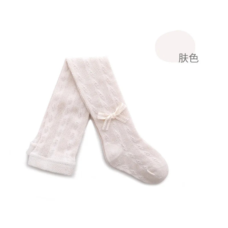 0-8Y Infant Boys Girls Summer Mesh Thin Pantyhose Soft Cotton Toddler Baby Tights Newborn Kids Breathable transparent Stockings CB DROPSHIPPING
