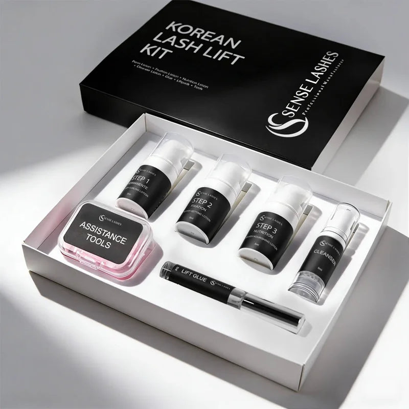 SENSE LASHES Korean Lash Lift Pro Kit Long Lasting Professional Eyelash Perm Kit for Salon & Home Use Makeup Tools CB DROPSHIPPING