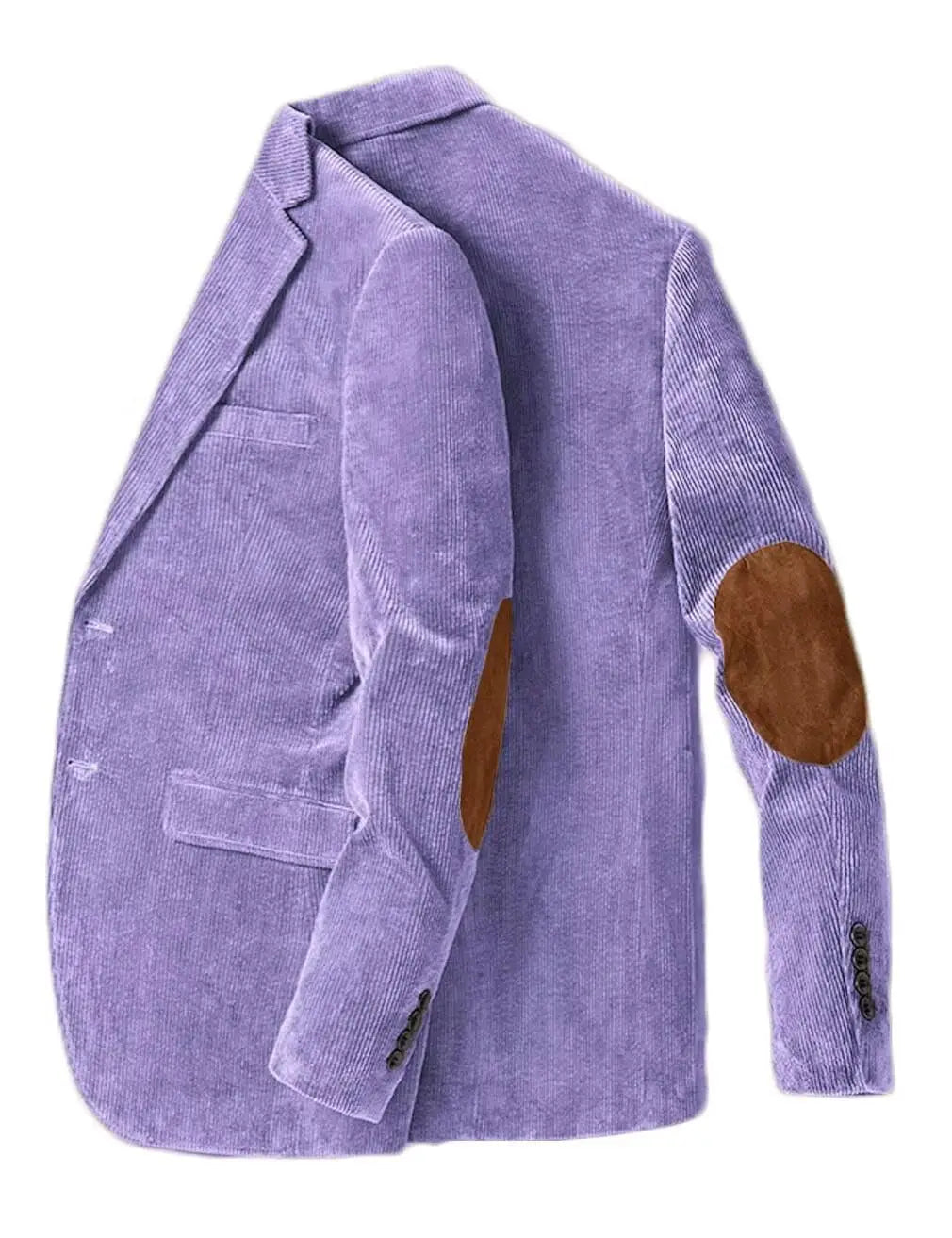 Men's Corduroy Blazer Single Breasted Men's Jacket with Elbow Patch Business Casual Jacket Suit Pants Spring Fall Sport Coats CB DROPSHIPPING
