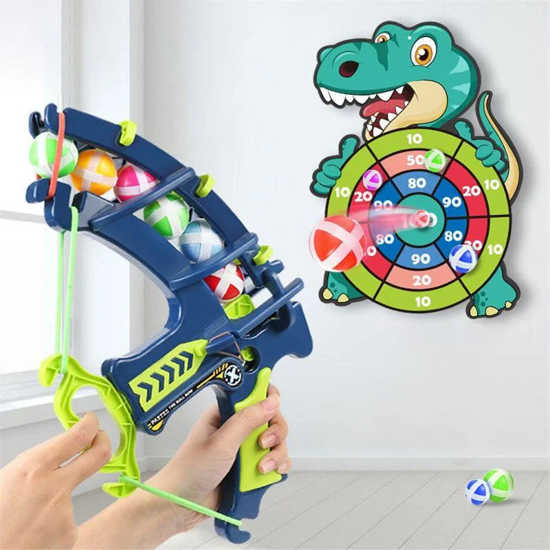 Montessori Throw Sport Slingshot Target Sticky Ball Dartboard Basketball Board Games Educational Children's outdoor Game toy CB DROPSHIPPING
