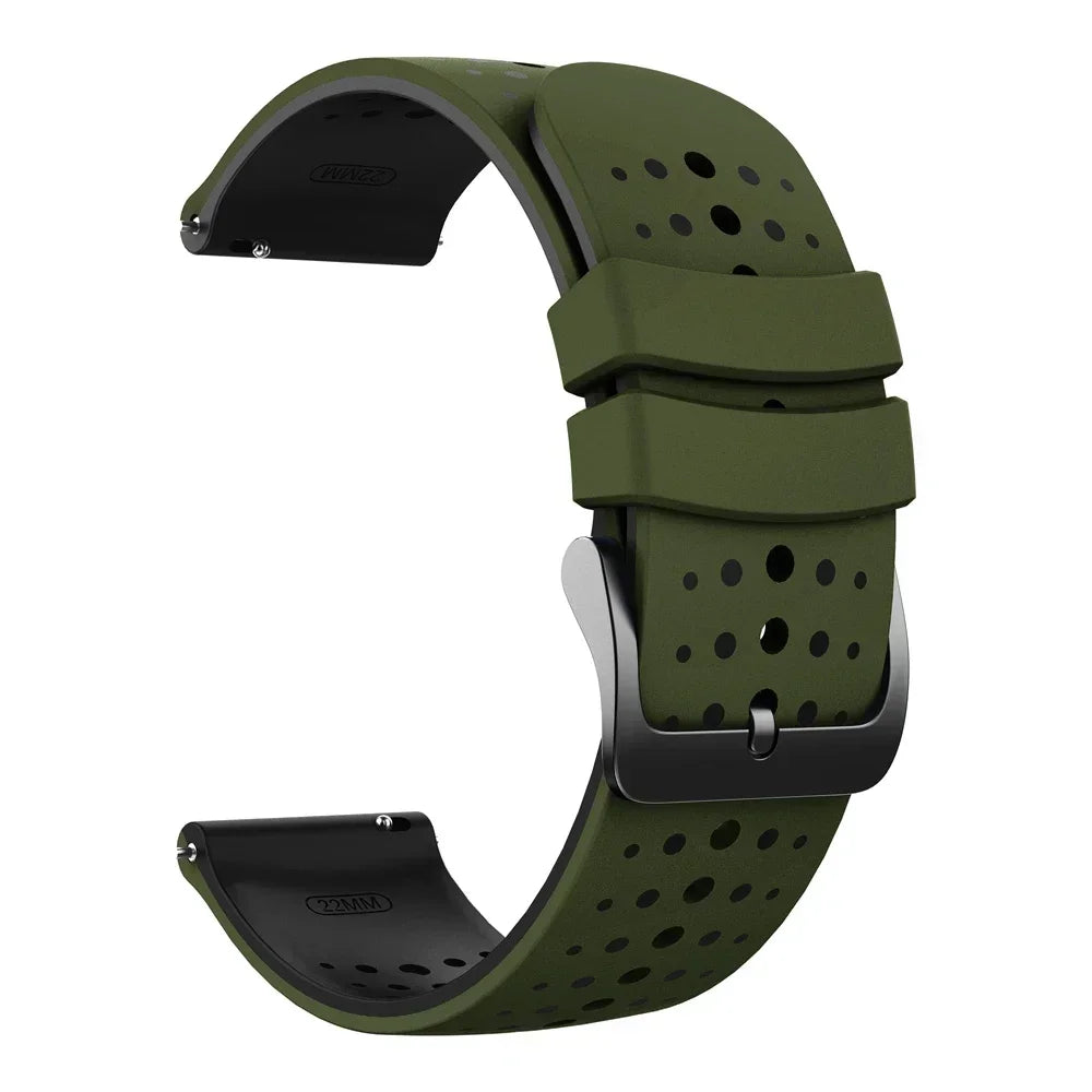 22mm Sport Slicone Strap For OnePlus Watch 3 2 2R 46mm Soft Bracelet For OPPO Watch X X2 4 Pro/Mi Watch 2 Pro S4 S3 S1 Watchband CB DROPSHIPPING
