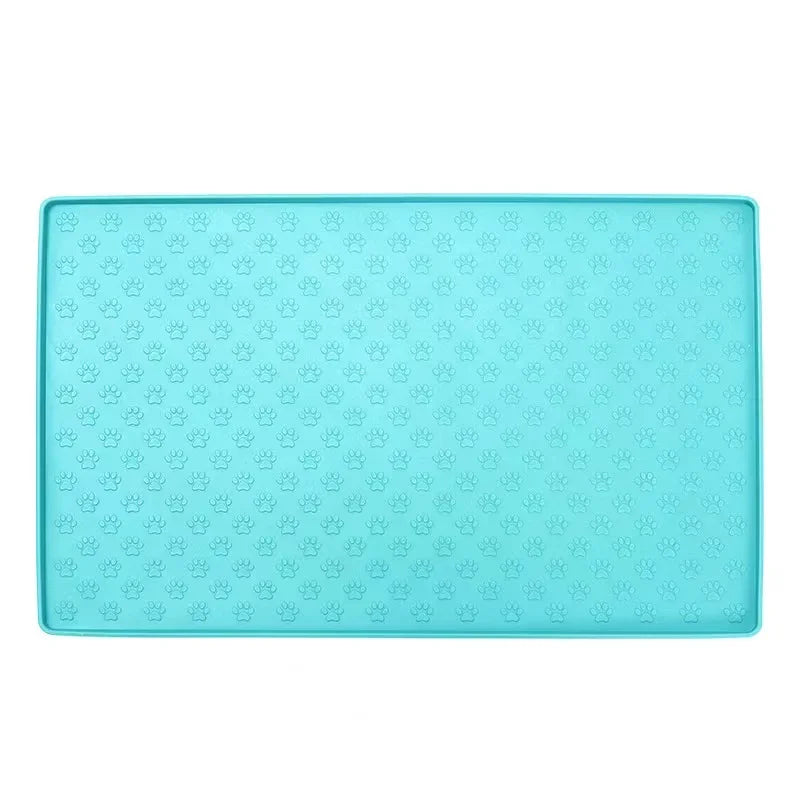 Pet Placemat Cat Dog Drinking Feeding Placemat Feeder Mats Cat Feed Mat Dog Food bowl Mat Silicone Waterproof Pet Bowl Pad 2025 CB DROPSHIPPING