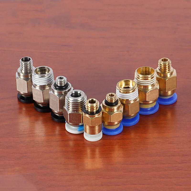 10Pcs PC4-M6 PC4-M10 PC6-01 Pneumatic Fitting PC4-M10 for Creality Ender 3/3 Pro/3 V2 Ender 5/5Pro/5 Plus CR-10 3D Printer Parts CB DROPSHIPPING