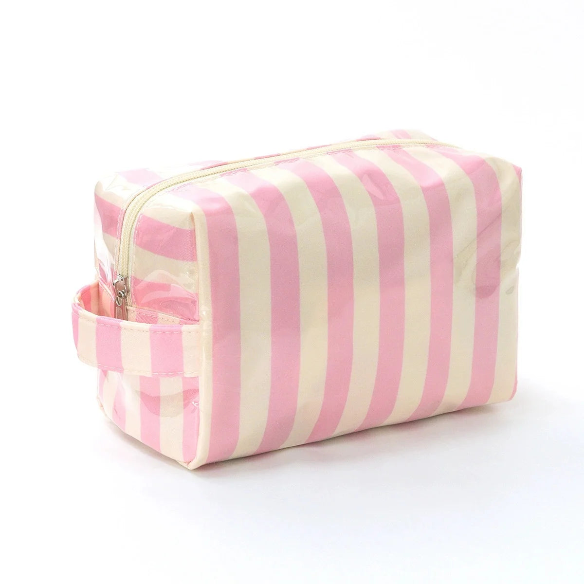 Striped Toiletry Bag Women's Travel Cosmetic Storage Bag Portable Casual Makeup Organizer for Business Trip CB DROPSHIPPING